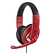ThinkWrite Premium Headset for Apple iPad, Google Chromebook, Kindle Fire, Android Tablet and Laptops (Black) (Red)