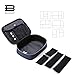 BAGSMART Electronics Travel Organizer Case Bag for Adaptors, Chargers, iphone, ipad air, ipad mini, Kindle, Blue