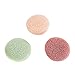 French Clay Konjac Sponge 3 pieces with green clay, red clay and pink clay