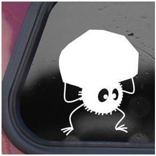 TOTORO SUSA-ATARIS STUDIO GHIBLI WHITE COLOR WALL ART BIKE HOME DECOR NOTEBOOK CAR MACBOOK CAR HELMET LAPTOP DECORATION AUTO DIE CUT ART WINDOW DECOR WALL VINYL ADHESIVE VINYL DECAL