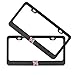 2Pcs Nissan GT-R Matte Aluminum Alloy License Plate Frame,with Screw Caps Cover Set, Suitable for US Standard Car License Frame for Nissan GT-R.