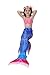 Wentas Girls Princess Sparkle Mermaid Tail 3pcs Sets Swimmable Bikini Swimwear