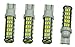 Cutequeen LED Car Lights Bulb White T15 1206 68-SMD 906 579 901 904 908 909 912 914 915 916 917 918 920 921 922 923 926 927 928 939 (pack of 4)