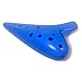 Legend of Zelda Inspired 12 Hole Ocarina – Alto C –Sky Blue Durable Plastic – Link- Sweet Potato flute – Focalink - Easy to play - Perfect for First Timers – Free Songbook, Tutorial & Neck Strap