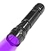 UV Flashlight, Fyland Blacklight 395 nm CREE LED Ultraviolet Pet Urine Detector, Outdoor Tactical Waterproof Rechargeable for Animal Urine Detection, Pet Stains and Bed Bug - Batteries and Charger
