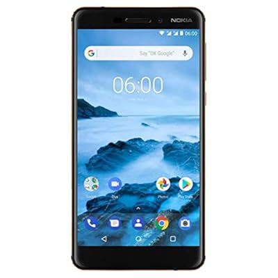 Nokia 6.1 GSM Unlocked 32GB Android Smartphone - Copper Black (Renewed)