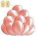 Fayoo REAL Rose Gold Party Balloons 12 inch 40 Pcs Elegant Latex Party Balloons for Weddings, Party Decorations, Birthdays, Bridal Shower, Valentine's Day, Graduation (40pcs+2)
