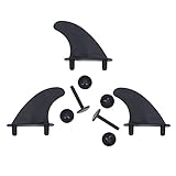 A ALPENFLOW G5, G4 and 9 inches Fin Surfboard Black Fins for Surfboard Softboard and SUP Stand Up Paddle Board