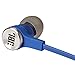 JBL E10 Blue In-Ear Headphones with JBL-Quality Sound and Advanced Styling, Blue