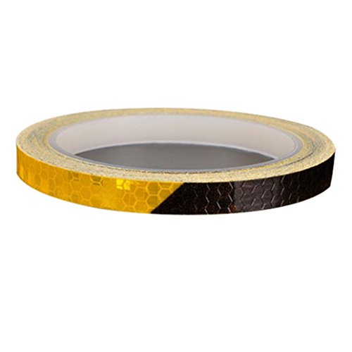 Lavany Reflective Stickers Motorcycle Bicycle Reflector Security Wheel Rim Decal Tape New (F)
