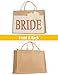 Bridal Shower Gift Bags, Bride Bag - Bride Tribe Tote - 100% Linen and Cotton, Interior Pocket - Wedding Favors - Bridal Shower Gift - Bachelorette Parties - Bride to Be - Bridal Shower Unique Gifts …