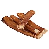 7" Straight Bully Sticks for Dogs [Large Thickness] (10 Pack) - All Natural & Odorless Bully Bones | Long Lasting Chew Dental Treats | Best Thick Bullie Sticks for K9 or Puppies | Grass-Fed Beef