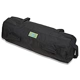 Heavy Duty Workout Sandbags for Fitness, Exercise Sandbags, Military Sandbags, Weighted Bags, Weighted Sandbag, Fitness Sandbags, Training Sandbags (Black Rubber Core Handle, 80-120 lbs)