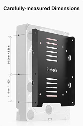image for Inateck SSD Mounting Bracket 2 packs, 2.5 Inch HDD/SSD to 3.5 Inch Int