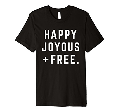 Men’s Happy, Joyous, & Free | Recovery Shirt Small Black