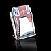DEWANG Silver Stainless Steel Slim Money Clip Wallet Double Sided
