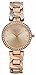 SO&CO New York Women's 5062.3 SoHo Quartz Crystal Accent 16K Rose Tone Chain Link Bracelet Watch