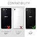 kwmobile Case Compatible with Sony Xperia Z3 - Ultra Slim Protective Mobile Cell Phone Cover - Black/Transparent