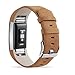 GinCoband Fitbit Charge 2 bands,Genuine Leather Replacement bands for Fitbit Charge 2 NO Tracker