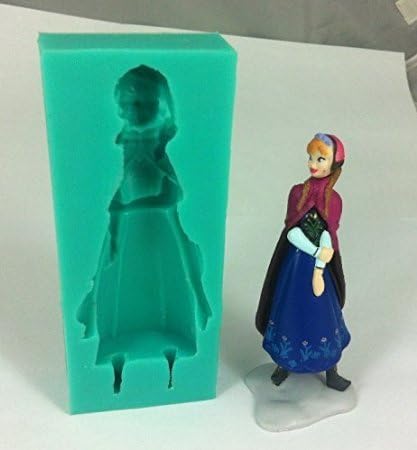Frozen Anna Silicone Fondant Mold Chocolate Mold Sugar Mold Candy Mold by Picture Yours Unique