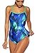 ALove Women Sport Swimsuits One Piece Athletic Swimwear Lap Swimming Suit XL Green