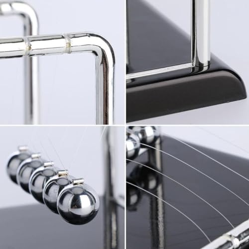 Enfeite Decorativo Pêndulo de Newton Para Escritório Sala Quarto 13.5 cm Premium