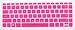 Folox Keyboard Protector Cover Skin for HP Split X2, Envy 14-k001t 14-k002tx 14-k003tx 14-k027cl 14t-k100 14-f020us 14-f021nr 14-f027cl 14-e023tx 14-e024tx 14-e034tx 14-e035tx (Hot Pink)