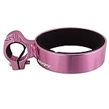 Huffy Aluminum Cup Bottle Handlebar Holder Cruiser Bike Mountain Road Bicycle Bike Water Bottle Coffee Cup Holder (Pink)