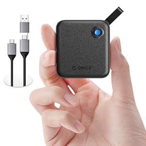 ORICO 1TB 超軽量外付けSSD USB-C & USB-A 2-in-1 ケーブル付属 B5PLUS