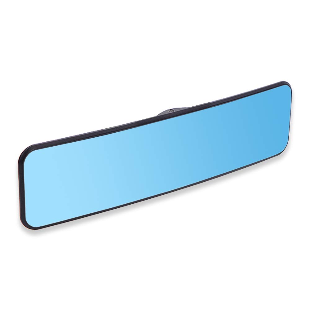 Photo 1 of SkycropHD Anti Glare Rear View Mirror for Car, Clip on Wide Angle Panoramic Rearview Mirror Eliminate Blind Spots – Convex, Blue