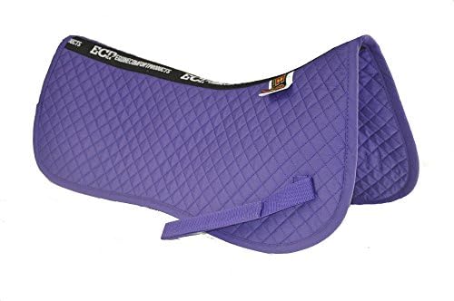 ECP Cotton Quilted Half Saddle Pad (Violet)