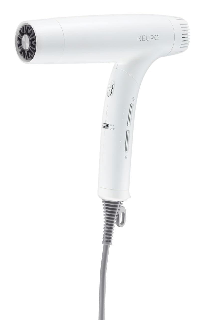 Photo 1 of Neuro by Paul Mitchell Dry+ Global Edition Auto Dual Voltage Hair Dryer with Storage Bag for Worldwide Travel, Pearlescent White