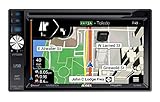 Jensen VX7020N 6.2-inch LED Backlit LCD Multimedia Touch Screen Double DIN Car Stereo with Built-In Navigation, Bluetooth, CD/DVD Player & SiriusXM-Ready