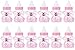 LASLU 24pcs Feeder Style Candy Bottle for Baby Shower Favors Fillable Mini Bottle Candy Gift Box for Boy Girl Newborn Infant Baptism Christening Birthday Party Decoration (12pcsPink+12pcsBlue)