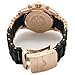 Invicta Men's 1479 Sea Spider Chronograph Rose Dial Black Polyurethane Watch