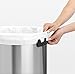Brabantia Extra Large Kitchen Touch Top Trash Can 60L/16 Gal.