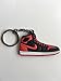 Jordan Retro 1 OG Bred/Banned Sneaker Keychain Shoes Keyring AJ 23