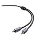 Cable Matters 3.5mm to RCA Cable (Aux to RCA Adapter Cable) in Black 6 Feet