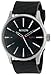 NIXON Men's NXA027000 Textured Black Polyurethane Bracelet Watch