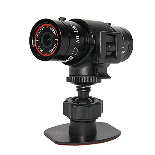 GordVE Mini Sports Camera 1080P Full HD Action Waterproof Sport Helmet Bike Helmet Video Camera DVR AVI Video Camcorder Support 32GB TF Card Ideal for Climbing Skiing Riding etc