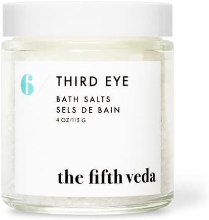 THE FIFTH VEDA Healing Fragrance Crystal Bath Salt 4oz (6/THIRD EYE - Jasmine &amp; Palo Santo)