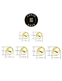 SOLIDGOLD - 14K Gold Filled 3mm 4mm 5mm Ball Stud Earrings 2-3 pair set   Yellow, Rose & White Gold