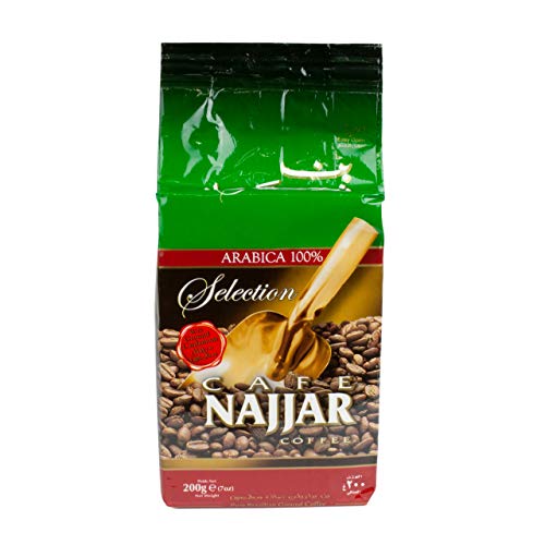 Najjar - Arabischer Mokka Kaffee gemahlen mit Kardamom im 4er Set á 200 g Packung – Bild 3