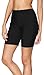 ATTRACO Women's High Waisted Swim Shorts with Pockets Plus Size Bathing Suit Bottoms Long Board Shorts