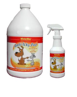 Mister Max Anti Icky Poo Odor Remover Gallon and (1) Quart Set
