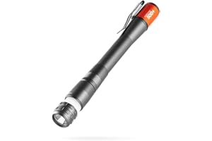 NEBO Inspector 500+ Flex Pen Light | 500 Lumens, 8 Light Modes, Rechargeable LED Flashlight & 360 Degree Area Lighting, Magnetic Base, IPX7 Waterproof, Pocket Size for EDC, Includes USB Charging Cable