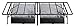 Simple Houseware 2 Pack Under Bed Storage Bin, Black