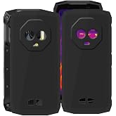 for Ulefone Armor Mini 20 Pro Case, KJYFOANI Black Shockproof Bumper Sleeves, 360&deg; Drop Protection Shell Full Body Ultra-Thin Soft Silicone Cover for Ulefone Armor Mini 20 Pro (4.70") - [2 Pack]