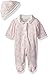 Little Me Baby Clothes & Outfits - Girls One Piece Hat & Footed Sleeper Pajamas - Newborn, Pink Floral