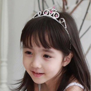 Amazon Com South Korean Cute Princess Hair Band Tiara For Kids